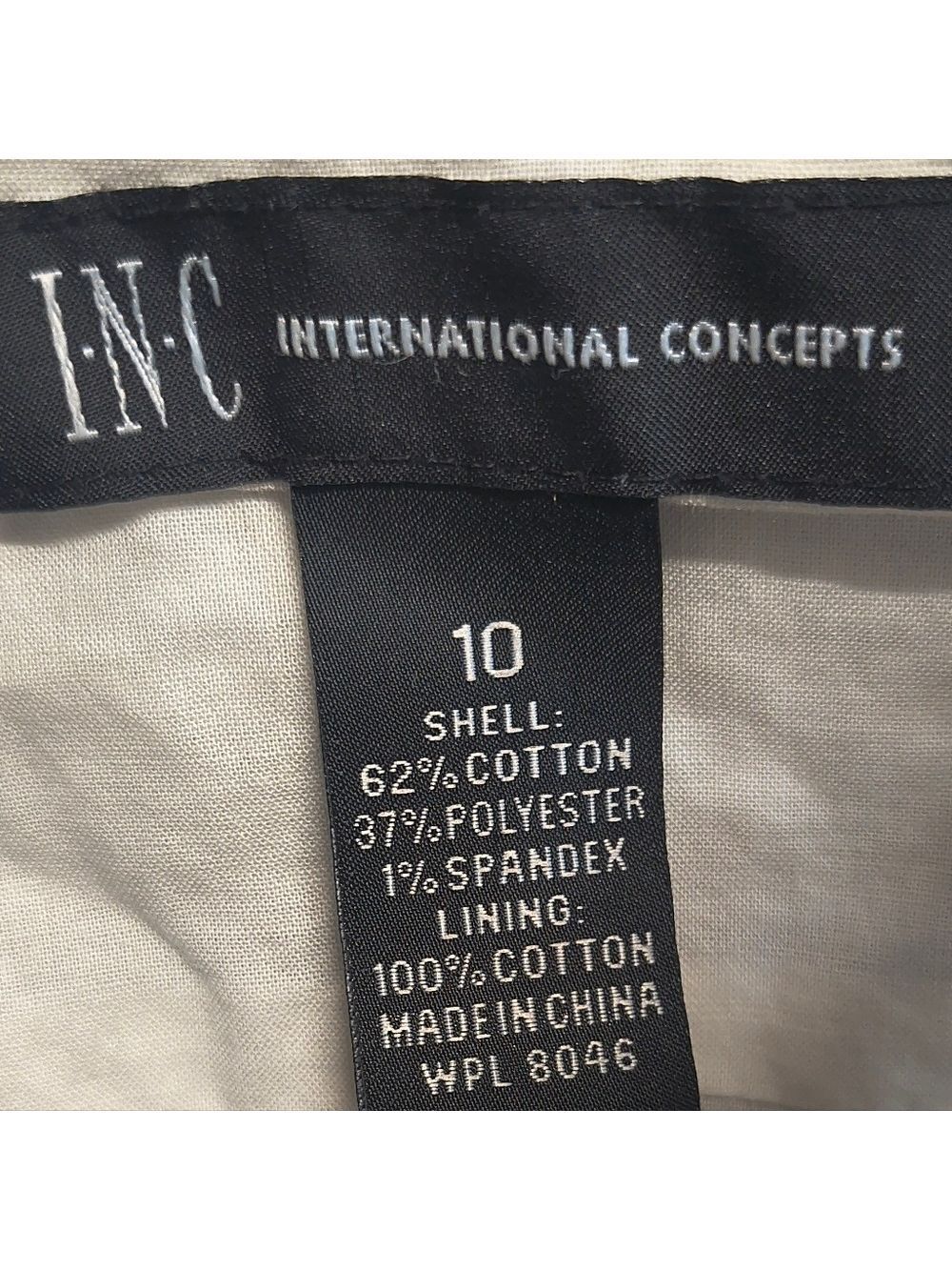 INC International Concepts Black White Striped Camisole - Picture 2 of 4